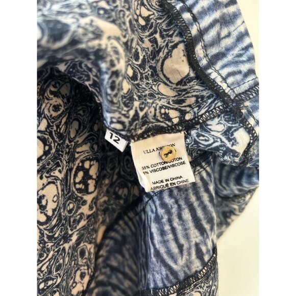 Ulla Johnson BOHO Kiri Ruffled Patchwork Cotton Blend Voile Midi Dress SIZE 12 - Picture 8 of 8